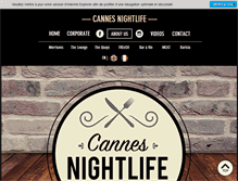 Tablet Screenshot of cannes-nightlife.com